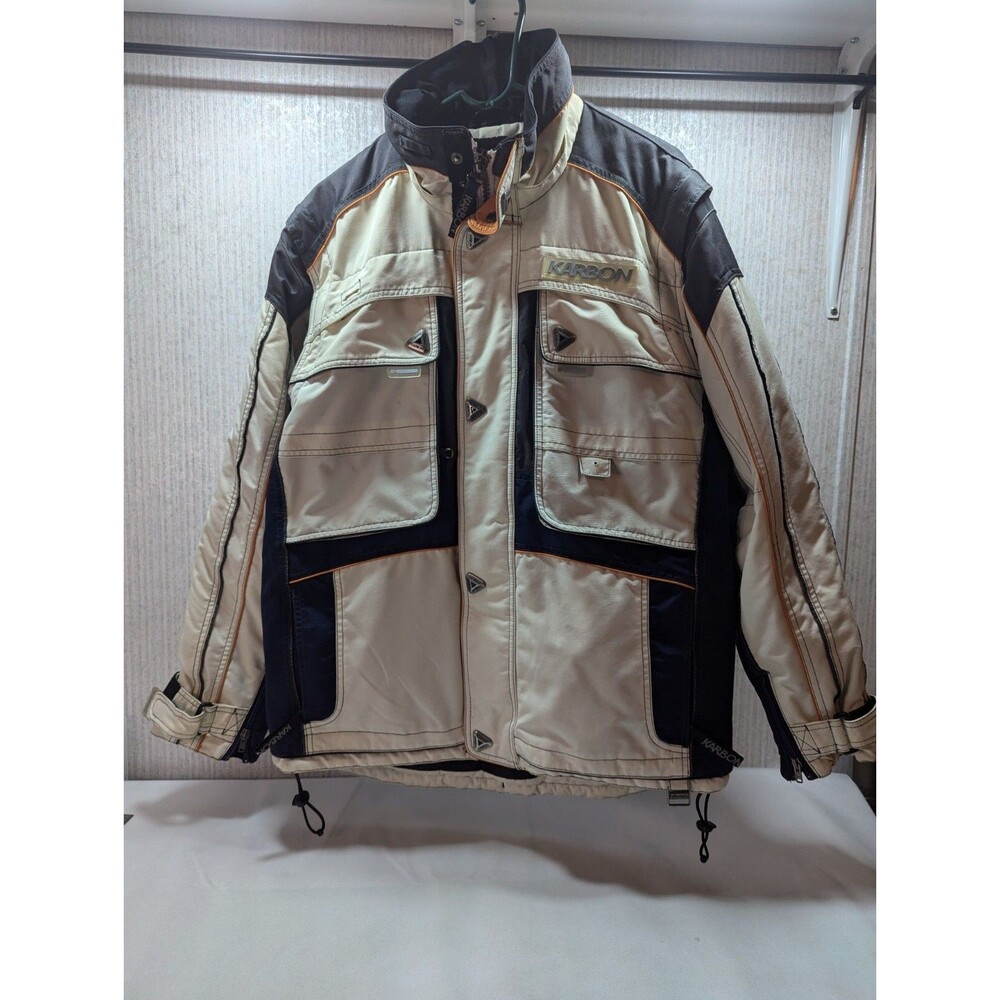 Karbon K1401 White Jacket Coat Size Small